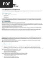 Football Risk Assessment Template | PDF | First Aid | Risk Assessment