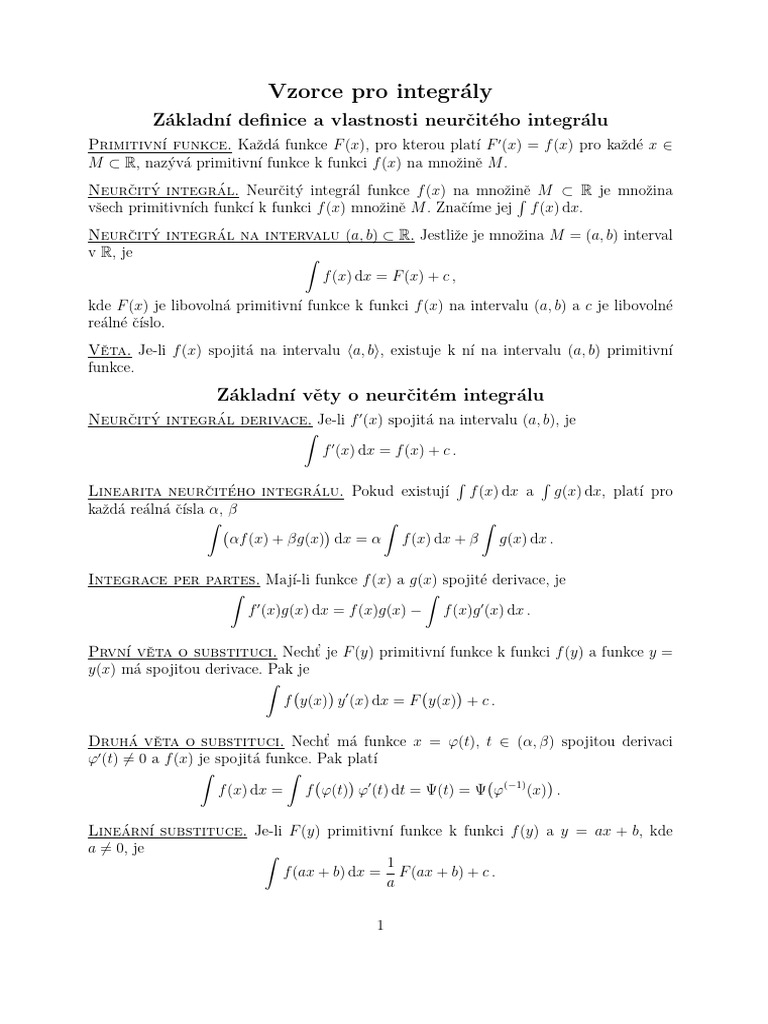 Integral y | PDF