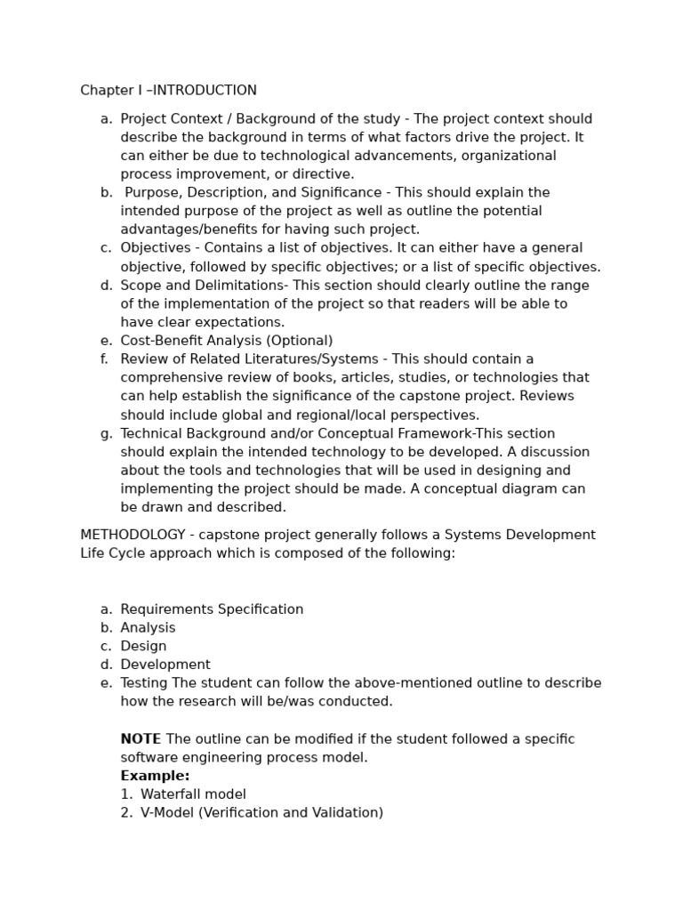 Capstone Project Overview and Methodology | PDF
