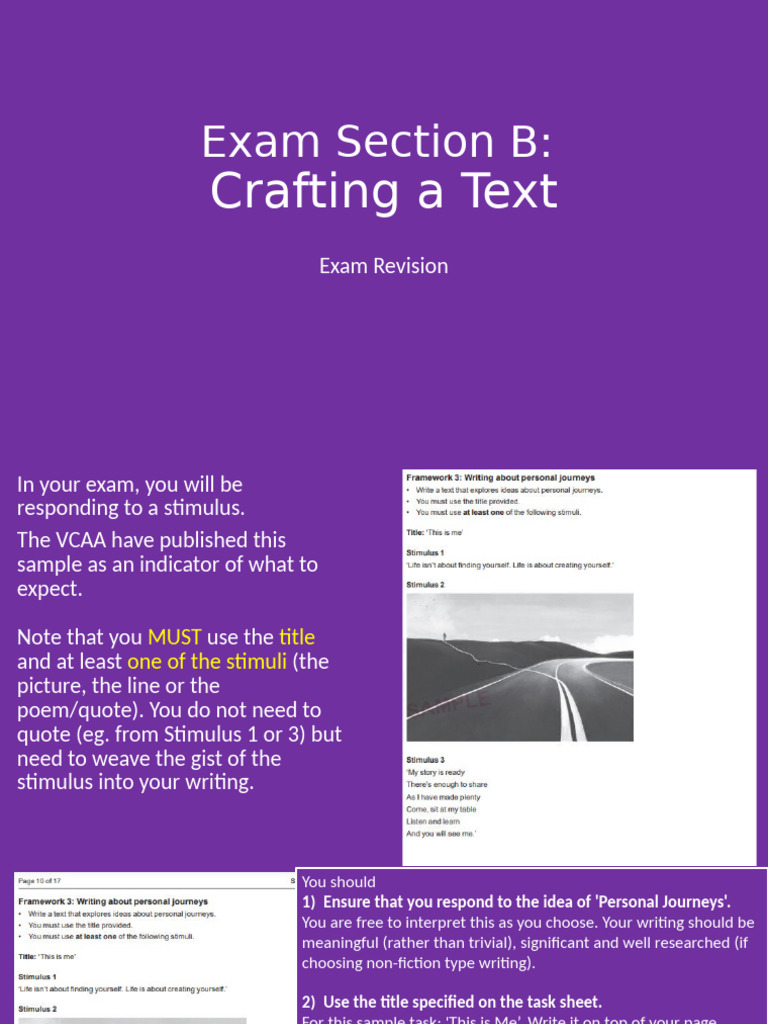 Crafting Text Advice Exam Rev | PDF | Vocabulary | Linguistics