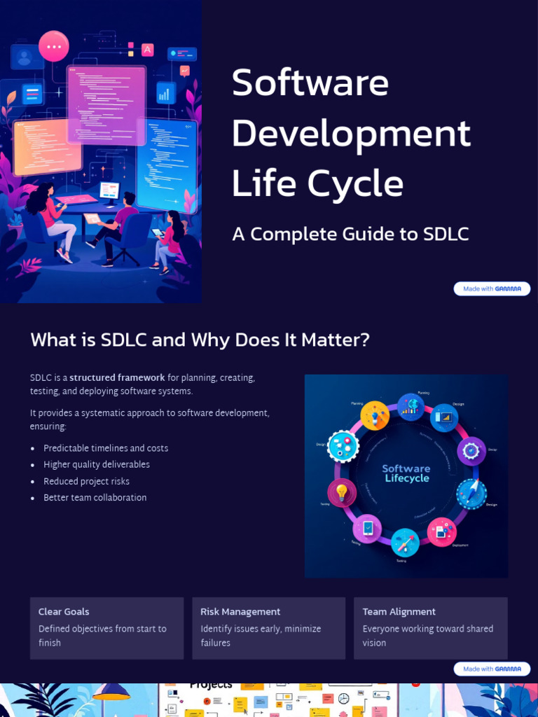 Software Development Life Cycle | PDF | Software Testing | Software ...