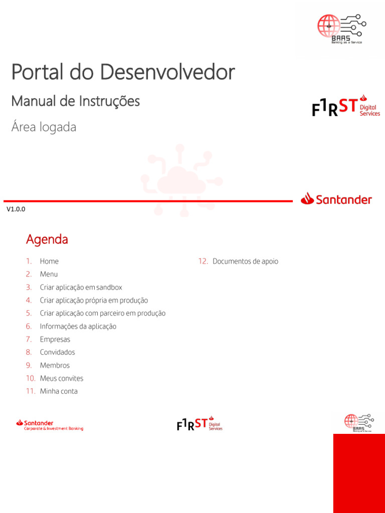 Manual do Portal do Desenvolvedor V1.0.0 | PDF