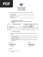 Teacher Commitment Form for PPST 2025 | PDF | Philippines