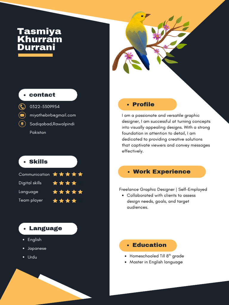 Freelance Graphic Designer Profile | PDF