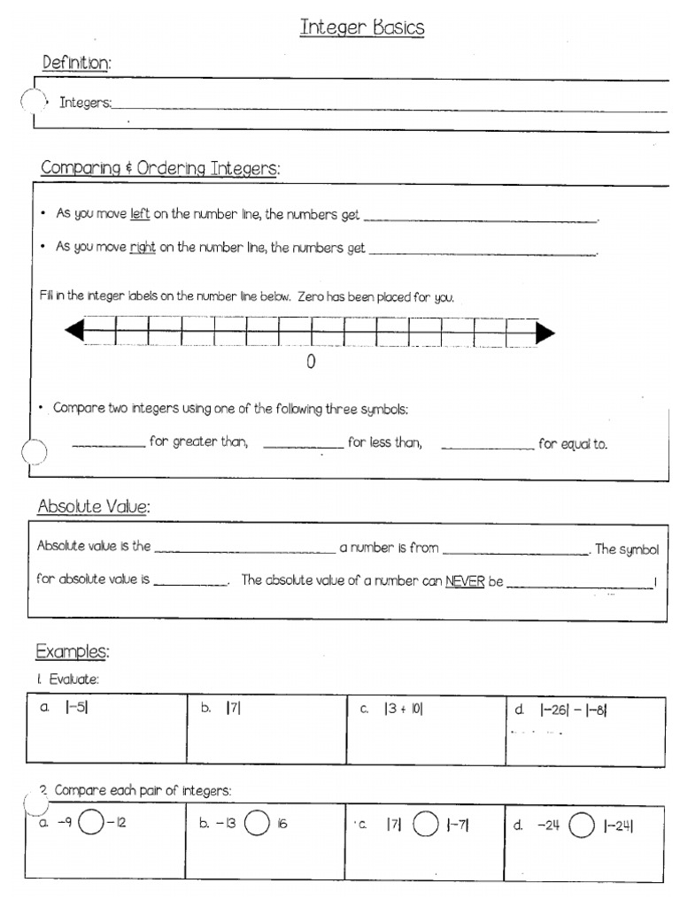 Algebra 1 Review Packet August 2022 Wo Graphing | PDF