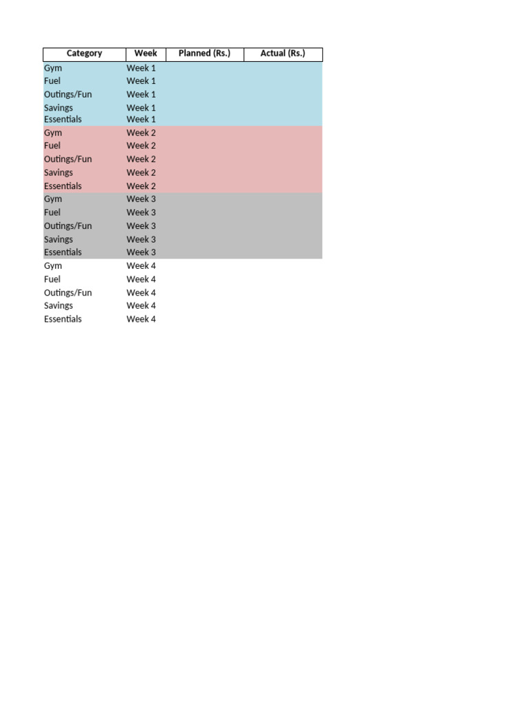 Budget Tracker | PDF