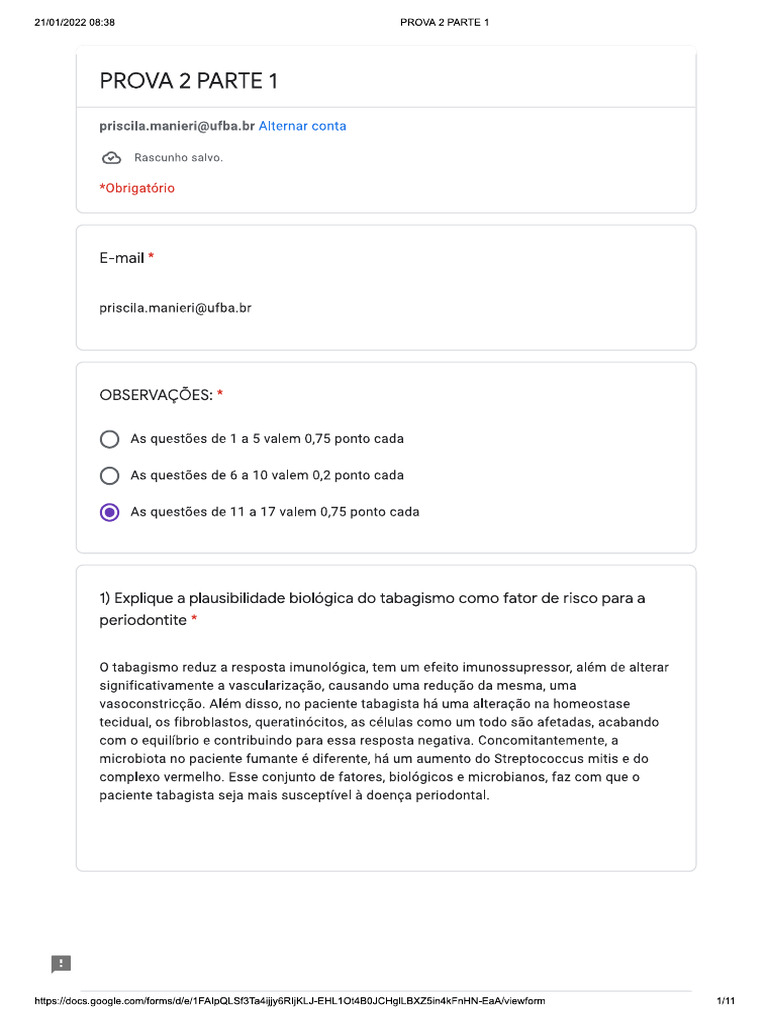 Prova 2 | PDF