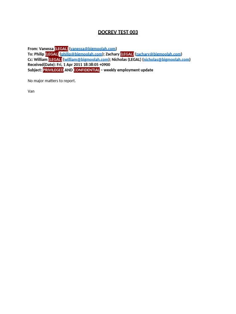 Docrev Test 003 | PDF