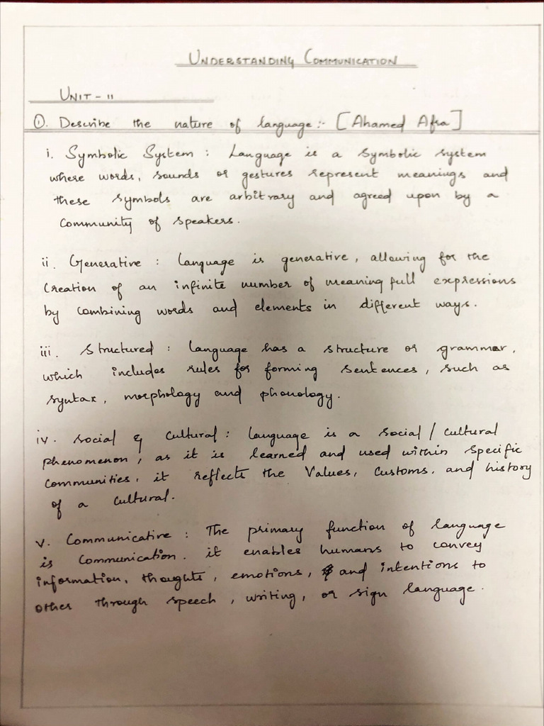 Unit 2. Understanding Communication | PDF