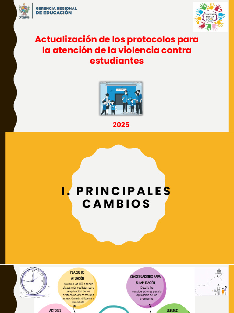 Protocolo de Atención a Violencia Escolar 2025 | PDF | Violencia ...