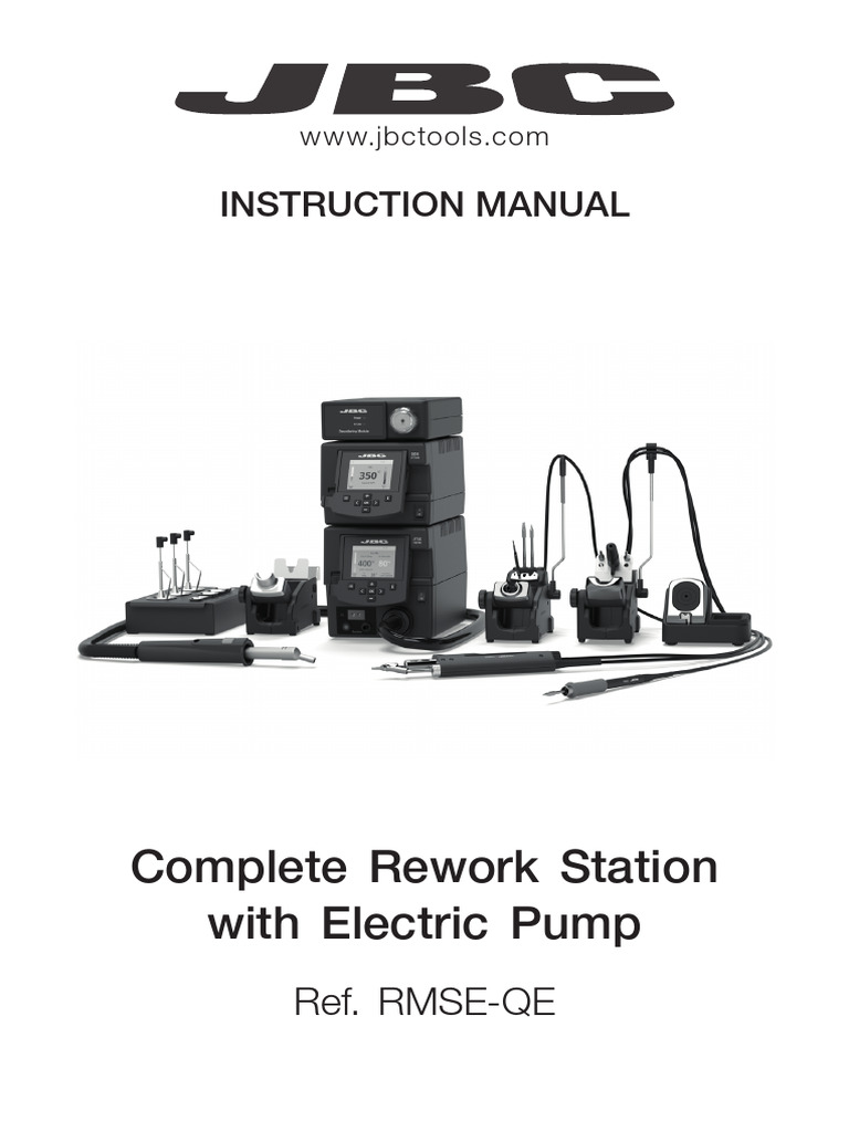 Complete Rework Station Manual | PDF | Soldering | Electrical Connector
