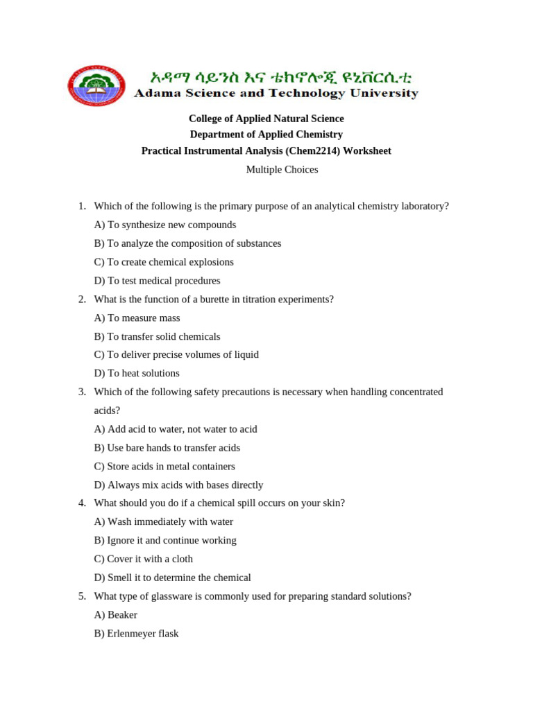 Final Practical Instrumenatal Chemistry | PDF | Chromatography | High ...