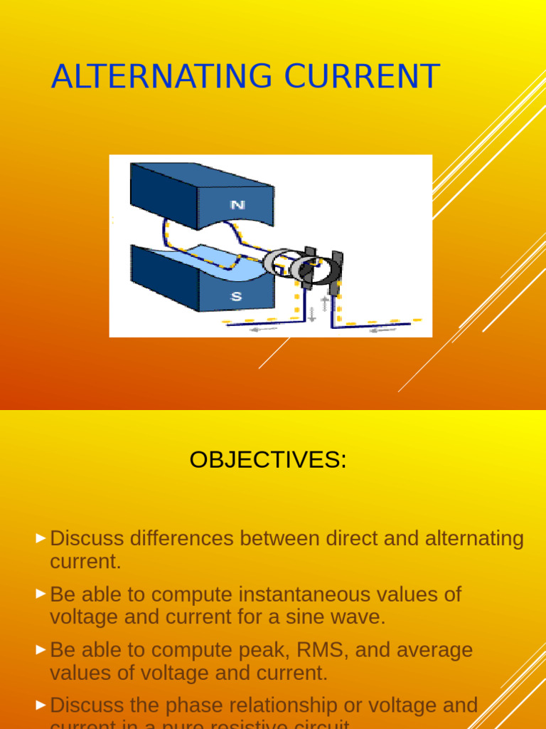Day 10 Alternating Current Theory | PDF