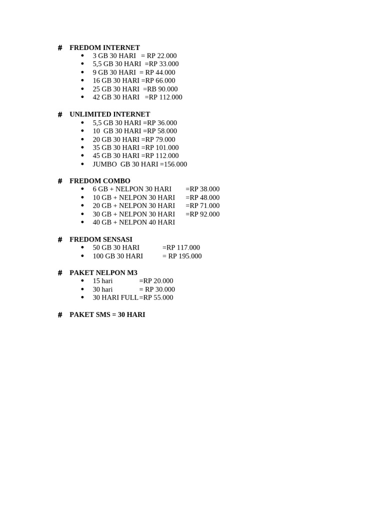 Fredom Internet | PDF