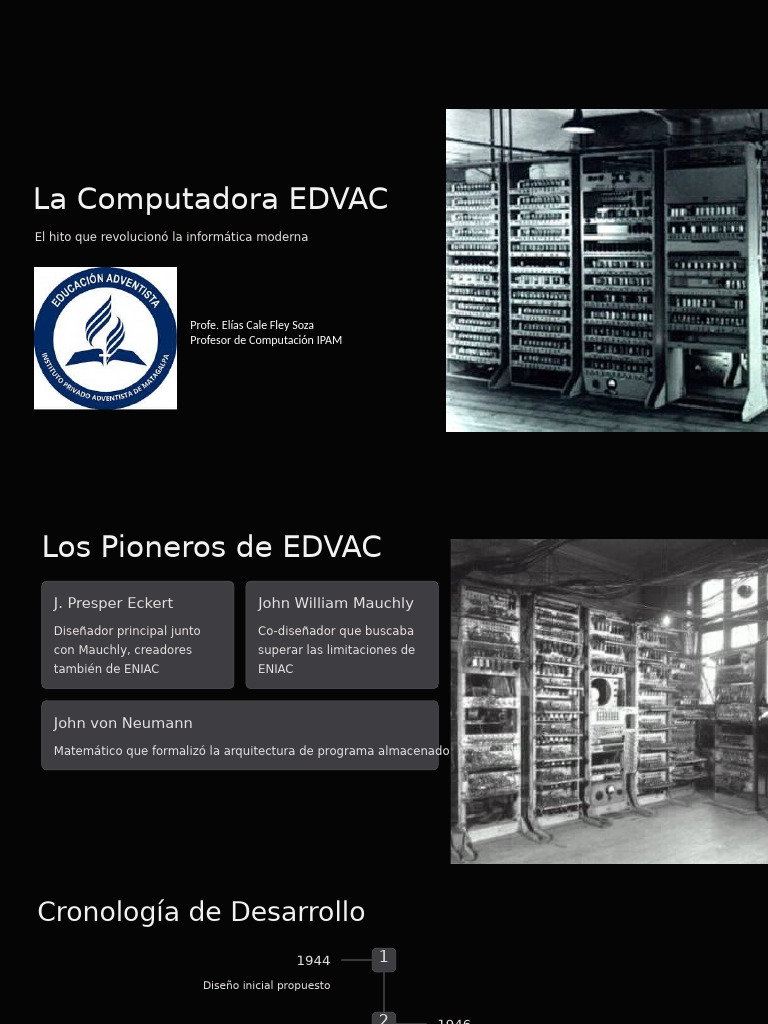 La Revolución de la Computadora EDVAC | PDF | Almacenamiento de datos ...