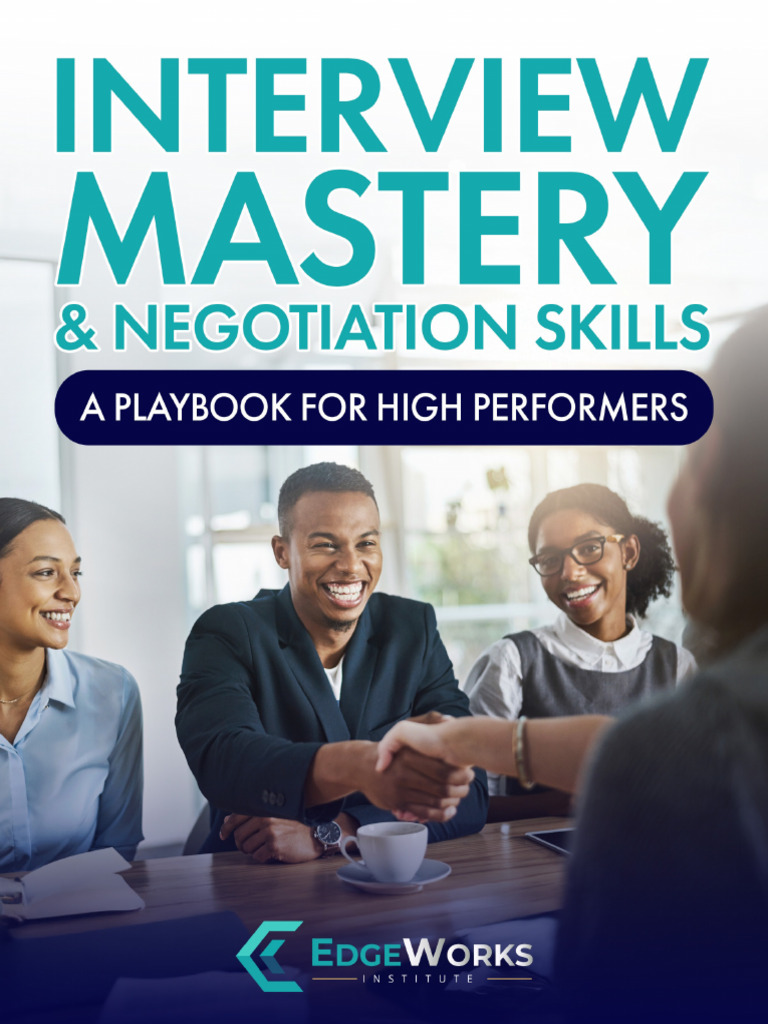 Interview Mastery for Emerging Professionals | PDF | Mentorship ...