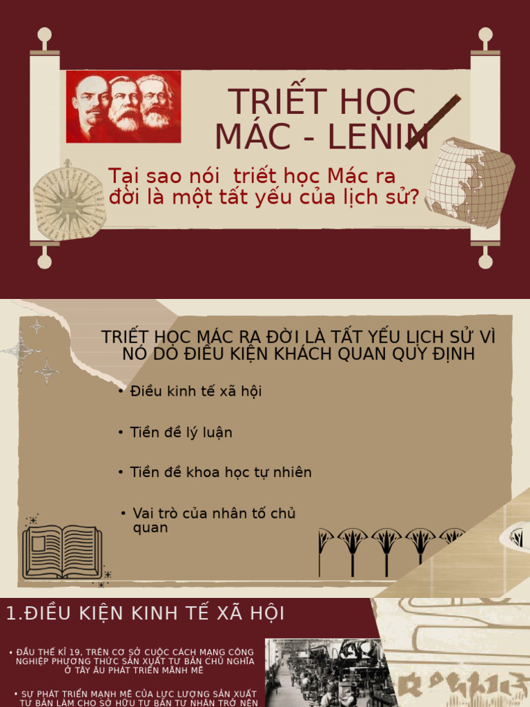 Nhóm 2 Tại sao nói triết học Mác ra đời là một tất yếu của lịch sử | PDF