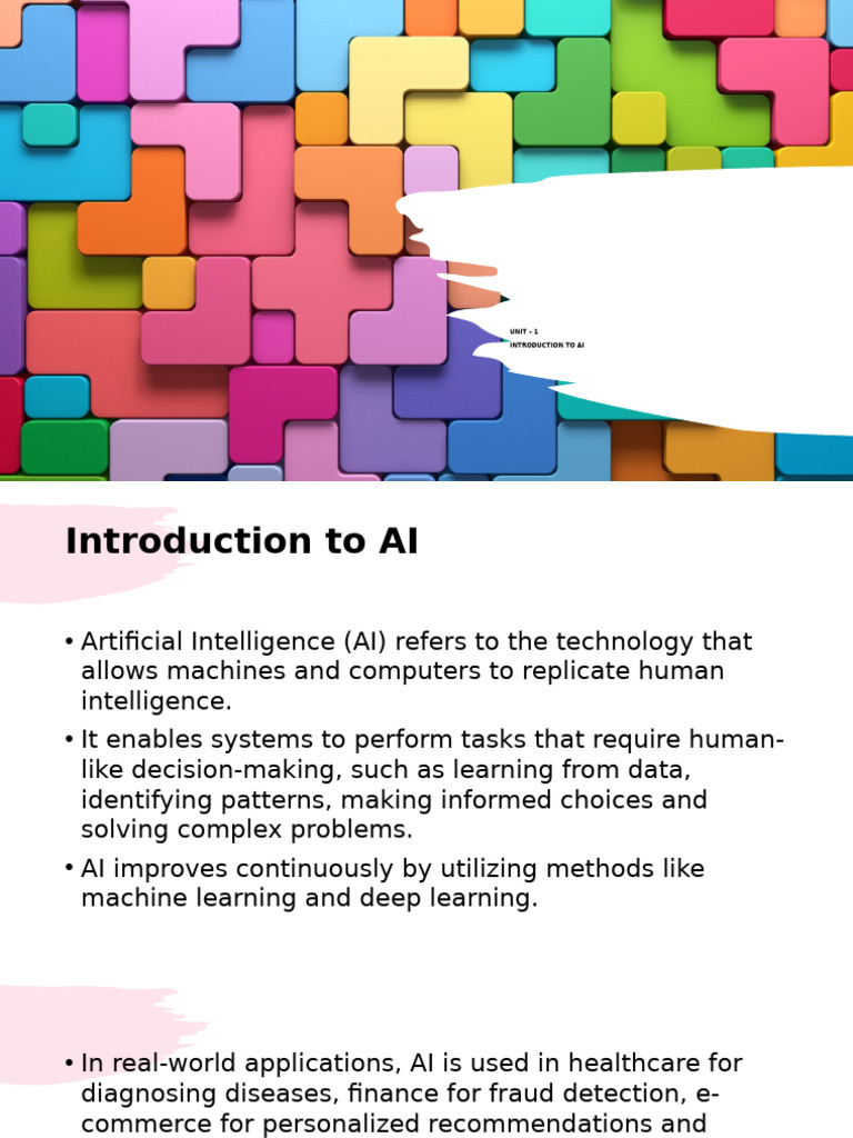 Introduction to Artificial Intelligence | PDF | Artificial Intelligence ...