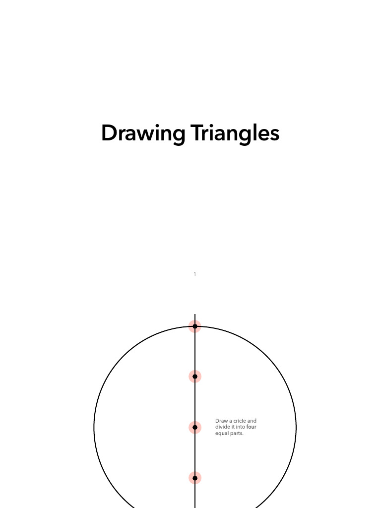 How to Draw Triangles and Petals | PDF