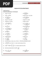 Madas Maths Integration by Parts Practice | PDF