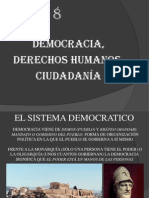 TEMA 8 DEMOCRACIA, CIUDADANÍA Y DDHH