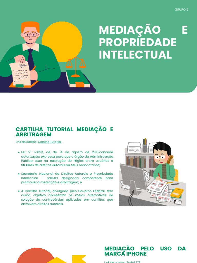 Mediação e Propriedade Intelectual: Guia | PDF | Mediação | Arbitragem