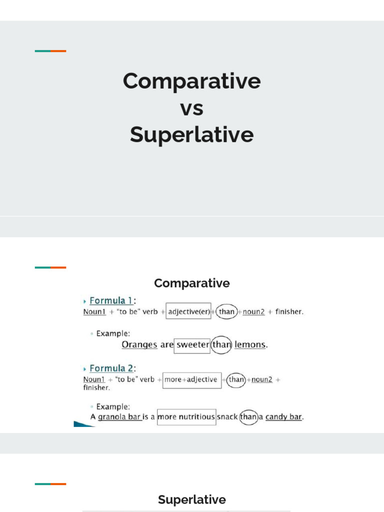 Understanding Comparatives and Superlatives | PDF | Adjective | Morphology