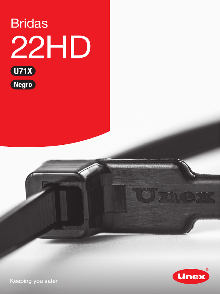 Bridas Unex 22HD para Ambientes Químicos | PDF