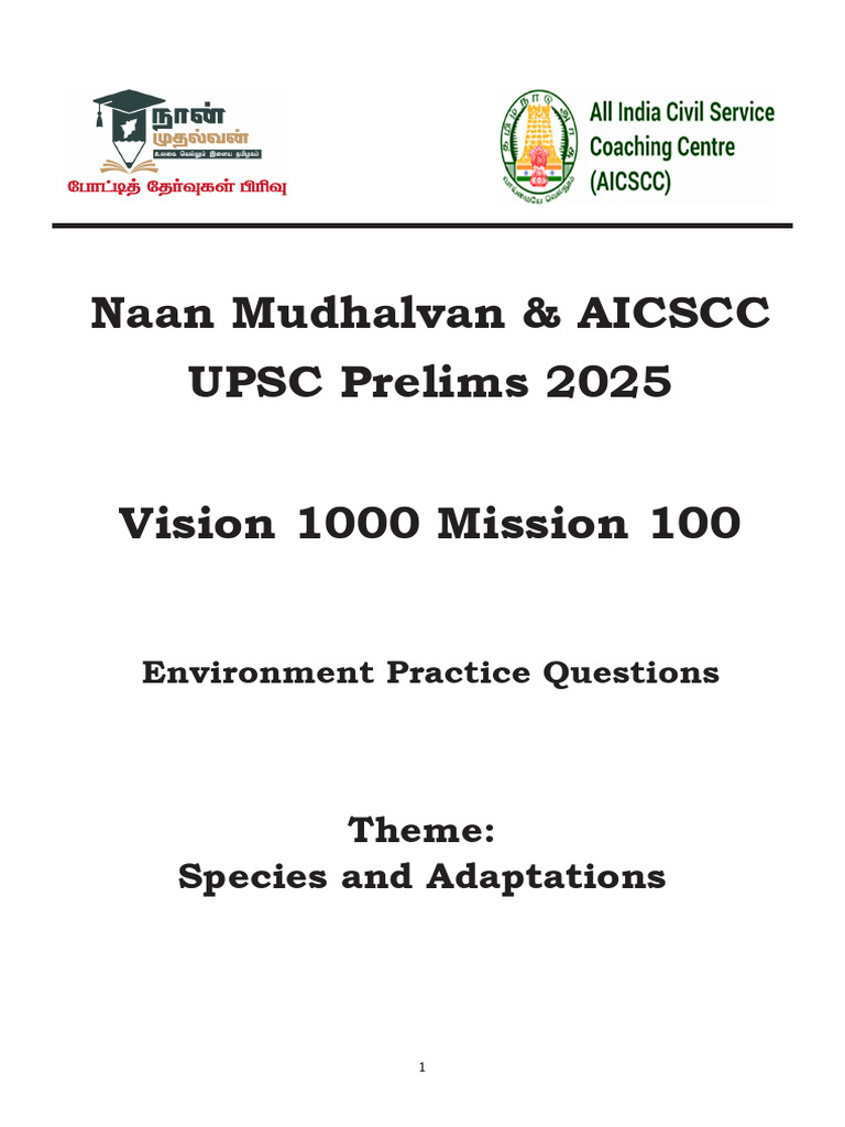 Ecology & Ecosystem Practice Questions | PDF | Wetland | Mangrove