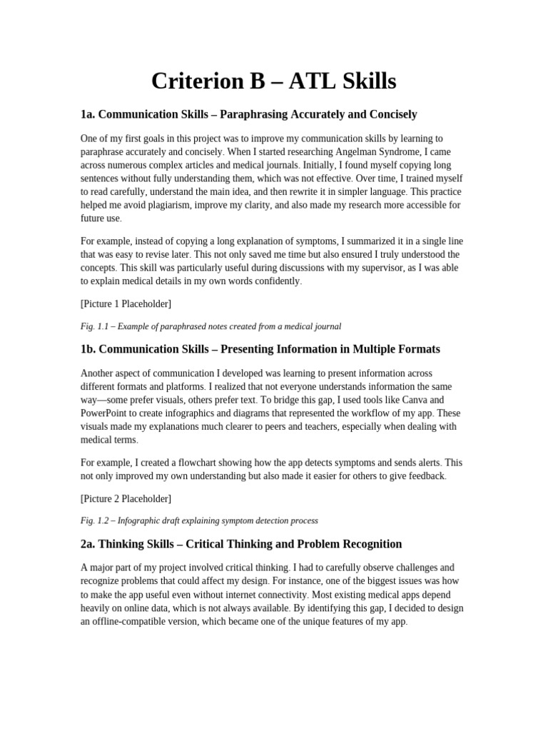 Enhancing ATL Skills for Project Success | PDF | Communication ...