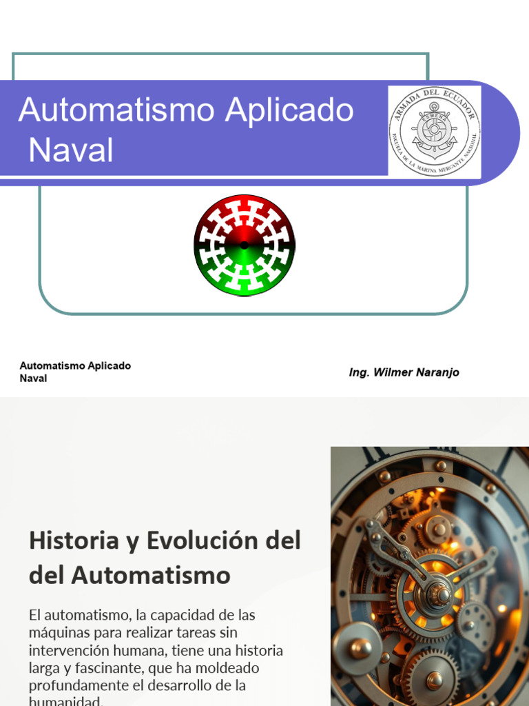Historia y Avances del Automatismo Naval | PDF | Almacenamiento de ...