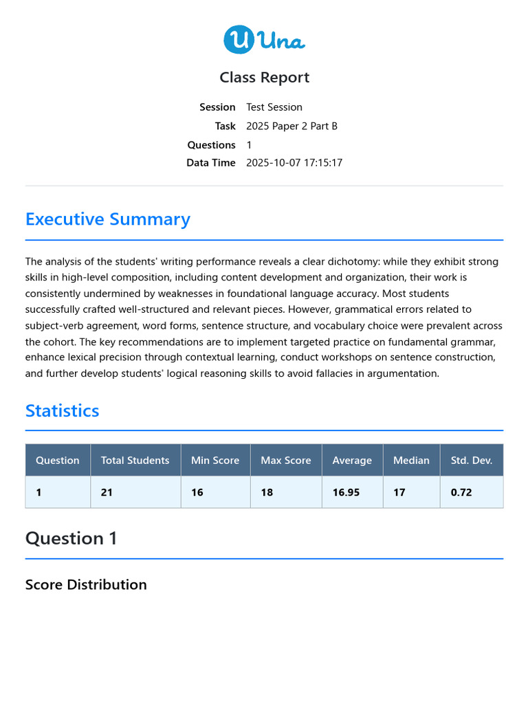 Eng Class Report Sample - No Names | PDF | Comma | Verb