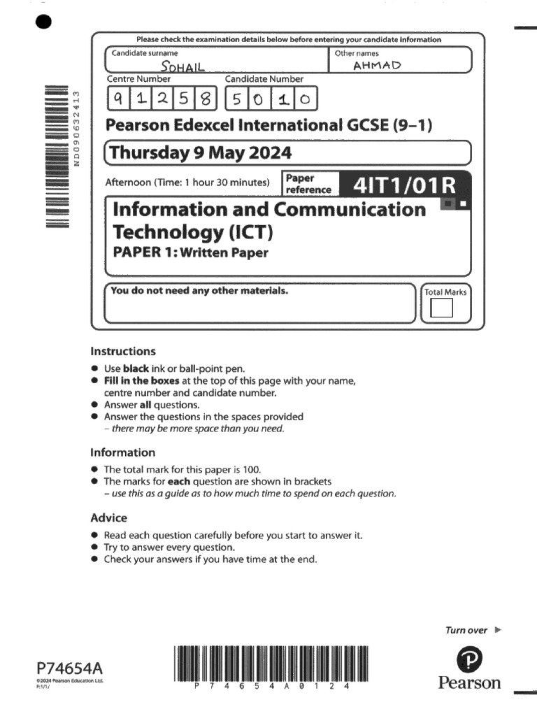 Ict P1 | PDF