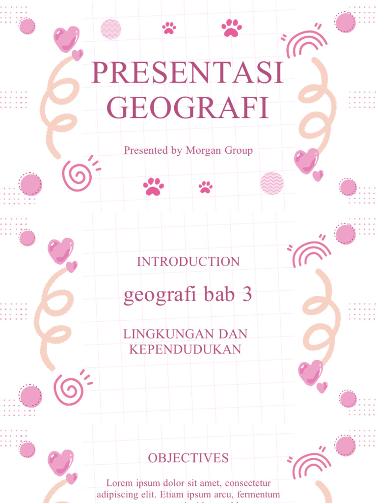 White and Pink Pastel Cute Playful Group Project Presentation | PDF