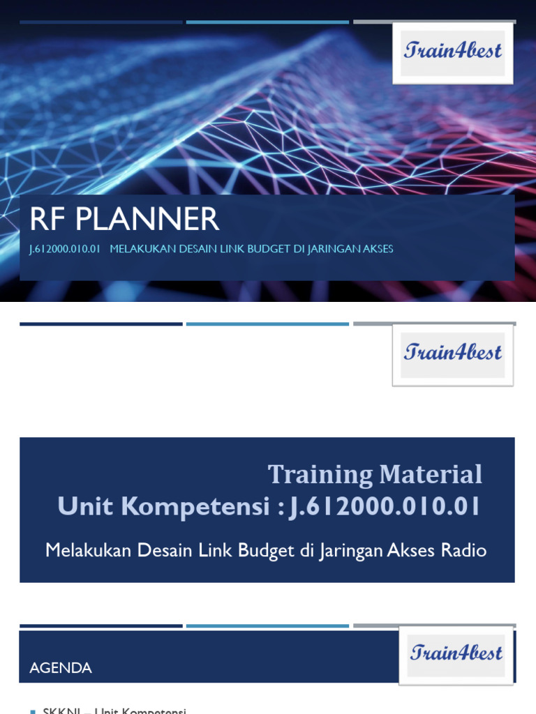 Desain Link Budget Jaringan Akses Radio | PDF