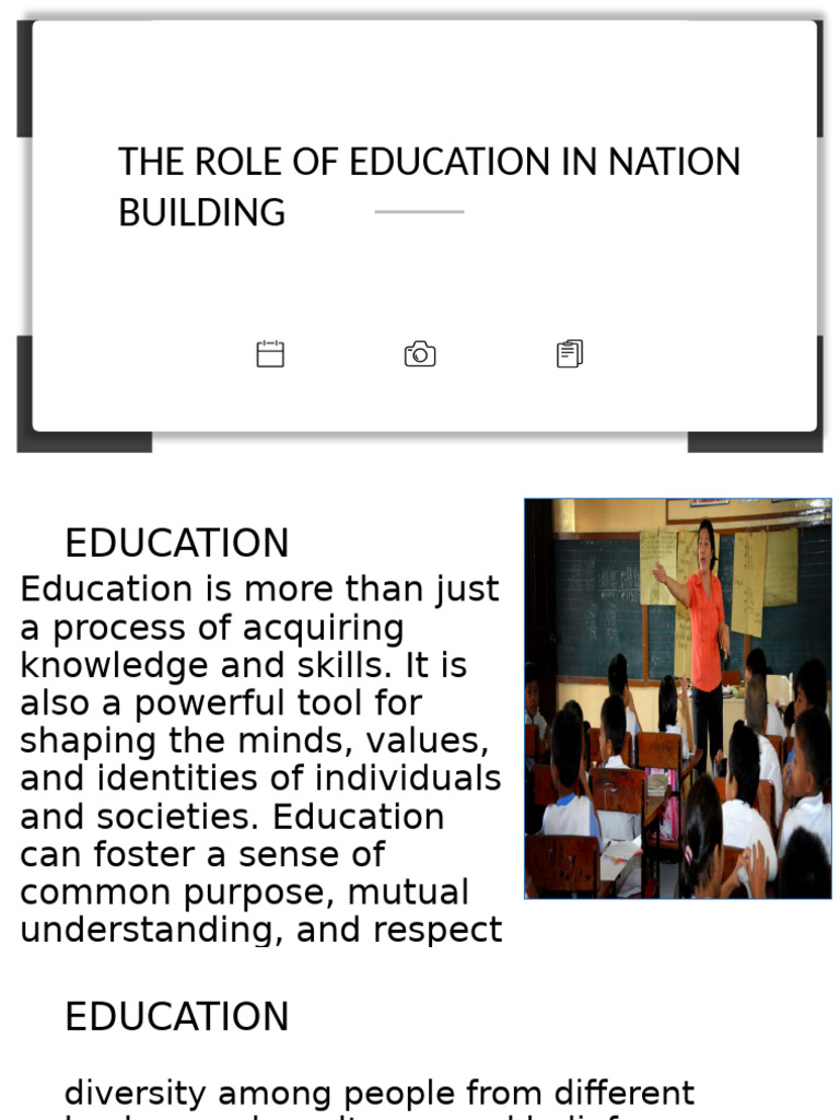 The Role of Education in Nation Building | PDF | Governance | Identity ...