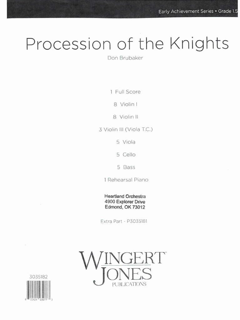 Procession of Knights | PDF