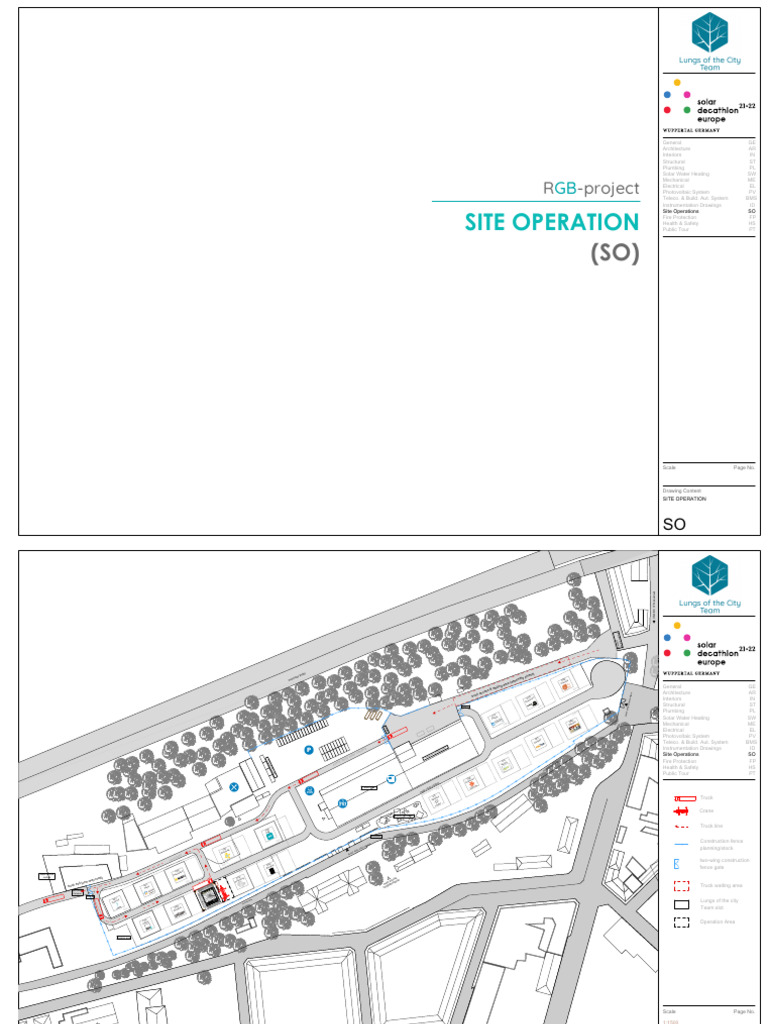 Solar Campus Site Operations Plan | PDF | Solar Power | Electric Power