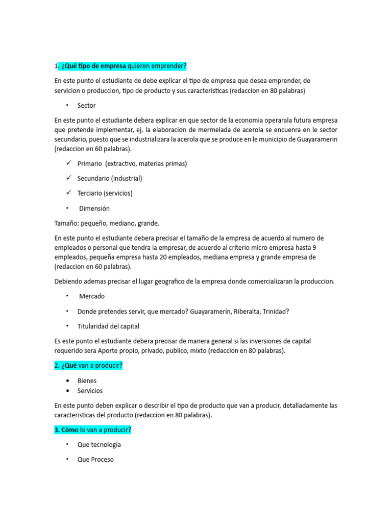 Guía para Emprender una Empresa Exitosa | PDF | Business | Sector privado