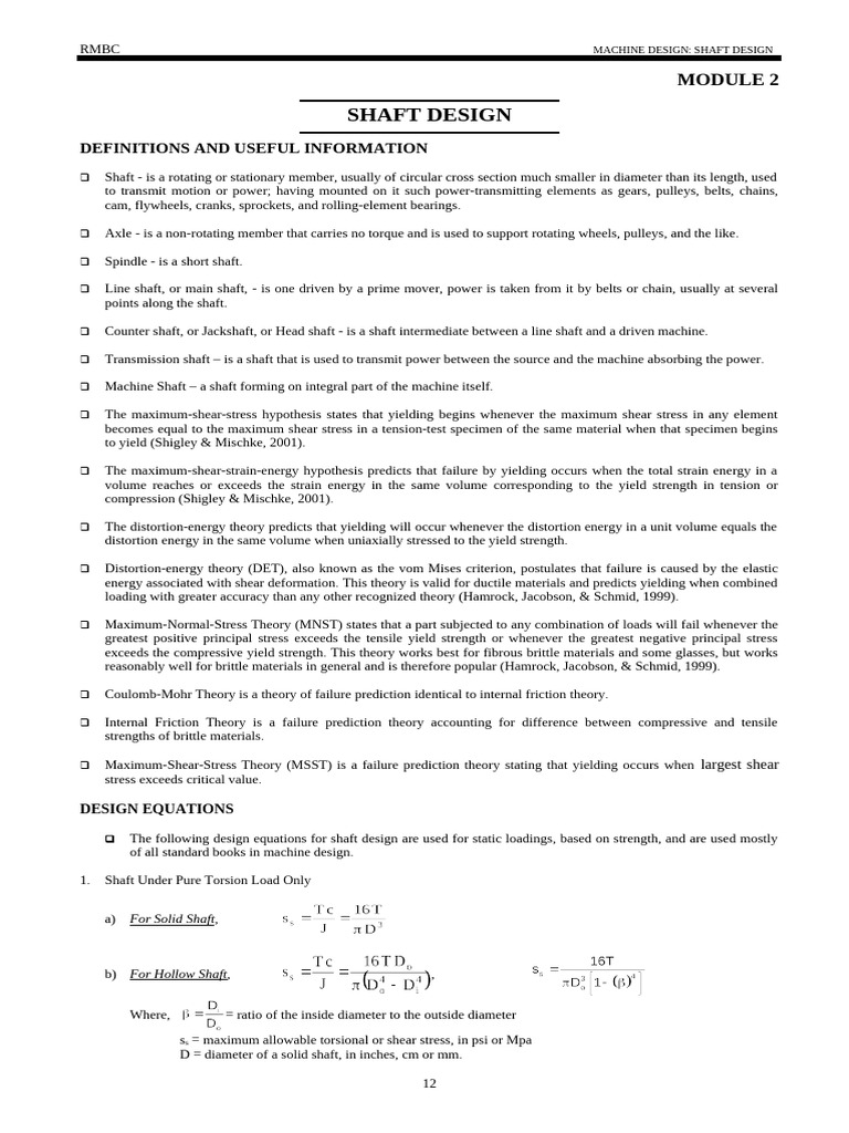 Module 2 | PDF | Strength Of Materials | Bending