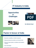 Growth of IT Industry in India: Opportunities & Challenges