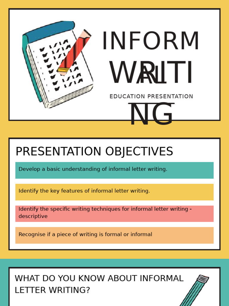 Informal Letter Writing Guide | PDF