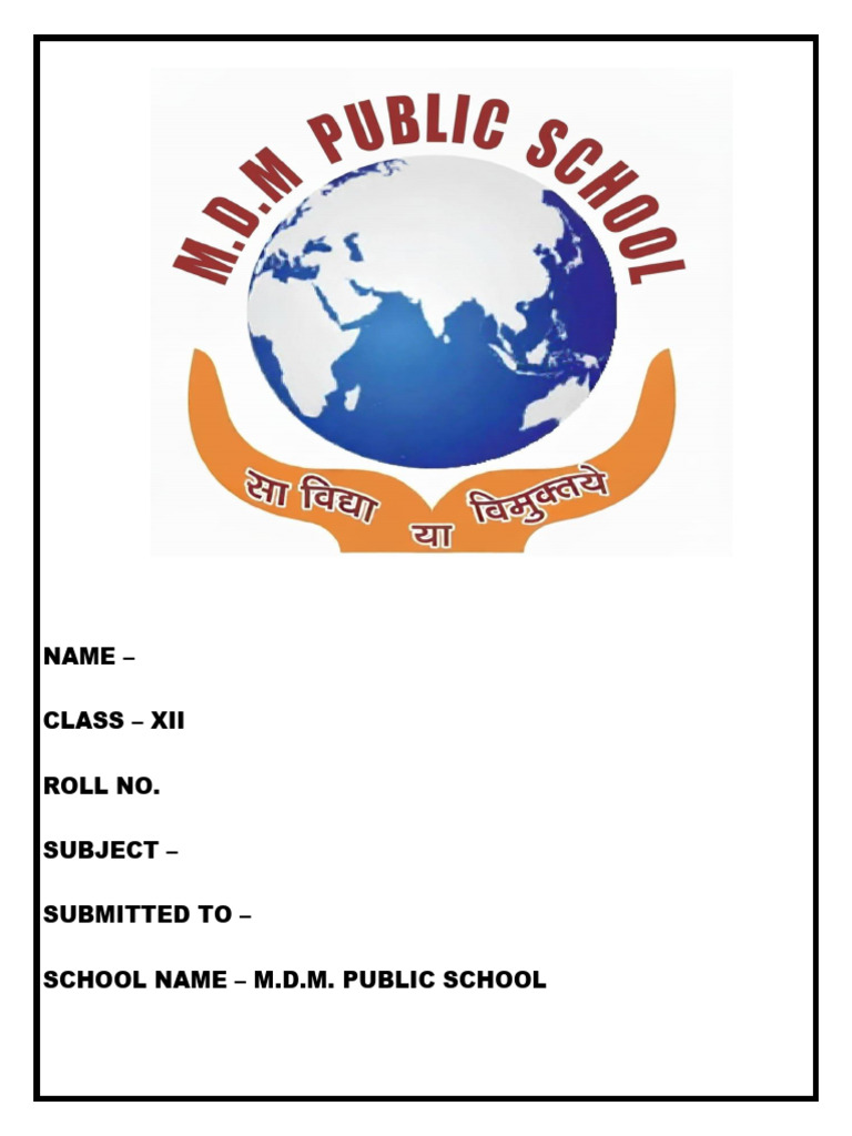 File Front Page | PDF