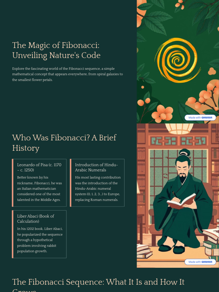 Fibonacci Sequence: Nature's Code Explained | PDF | Mathematics