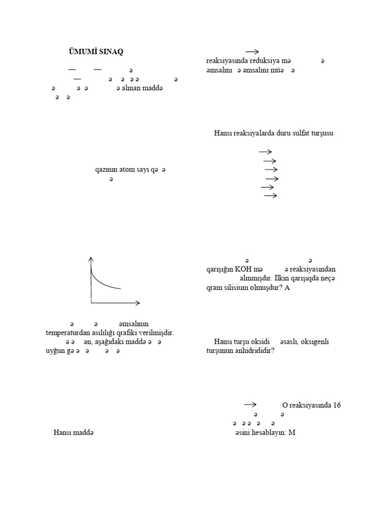 Ümumi Sınaq 3 - IV Qrup | PDF