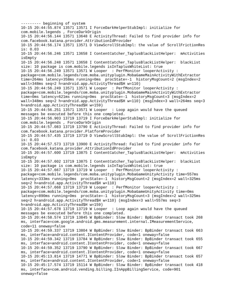 ML Logcat 1760623314206 | PDF | Software | System Software