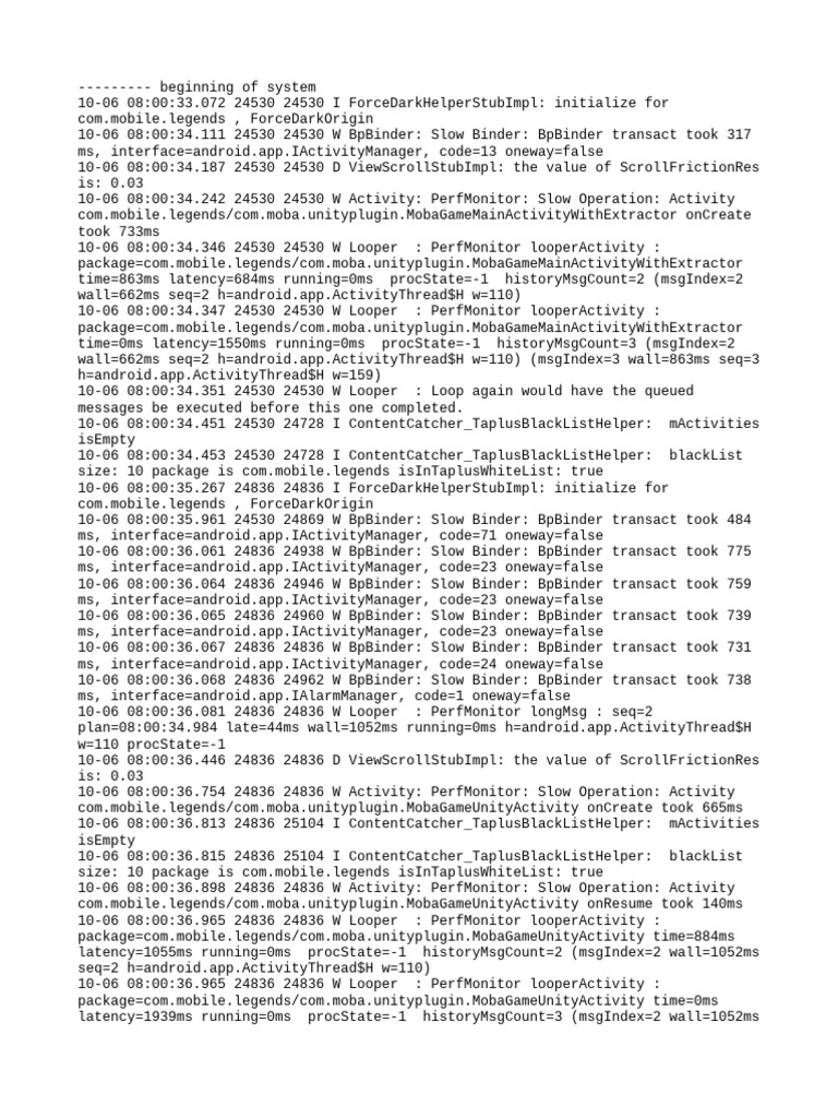 ML Logcat 1759759766472 | PDF | Computing | Software