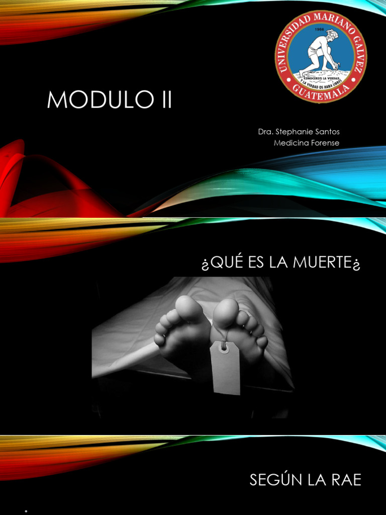 Tipos y Diagnósticos de Muerte en Medicina Forense | PDF | Muerte ...