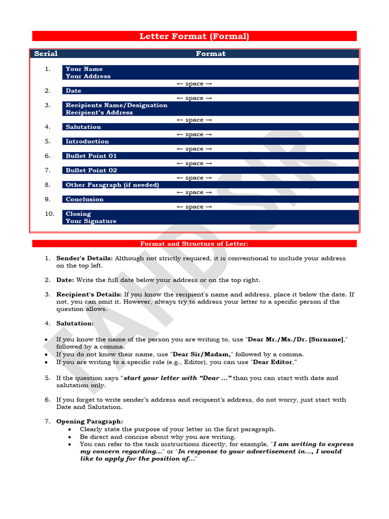 2025 Formal Letter Writing Guide | PDF | Madam | Syntax