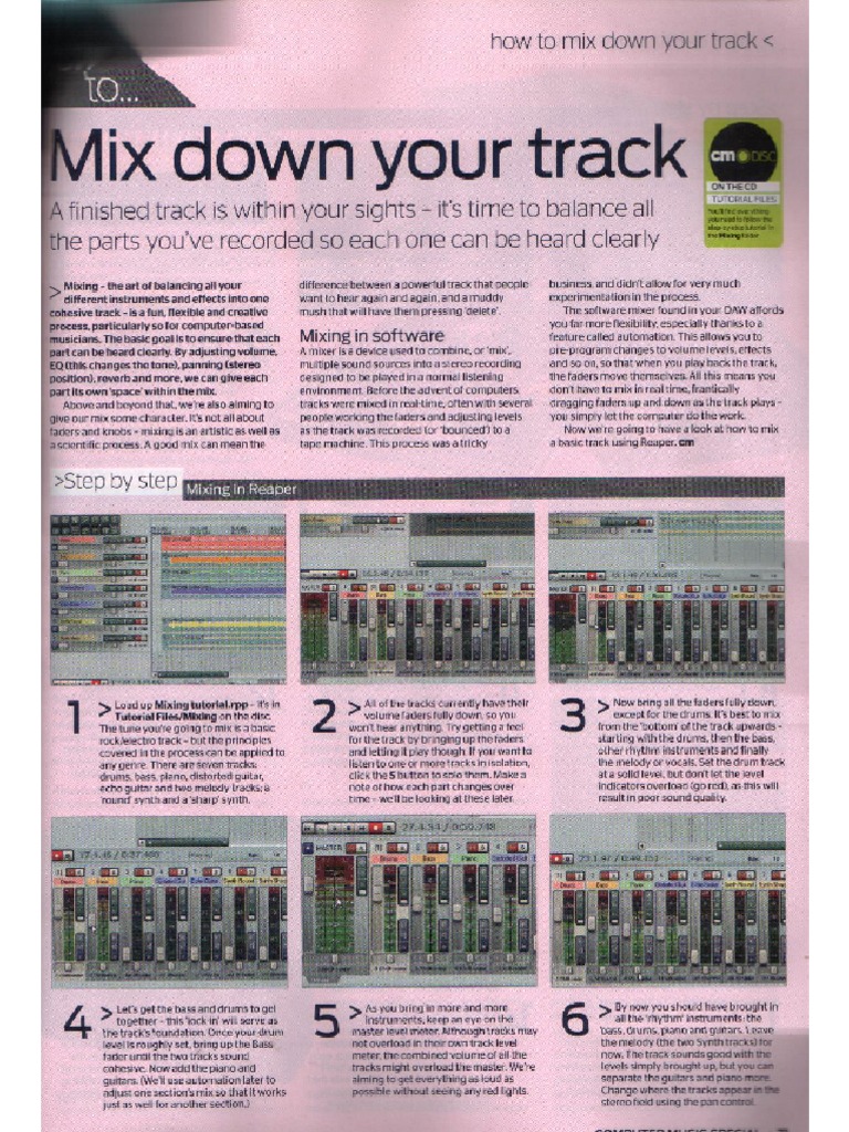 Mixing in Reaper | PDF